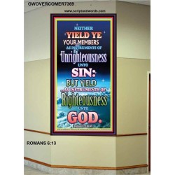 UNRIGHTEOUSNESS   Contemporary Christian Paintings Acrylic Glass frame   (GWOVERCOMER7369)   "44X62"