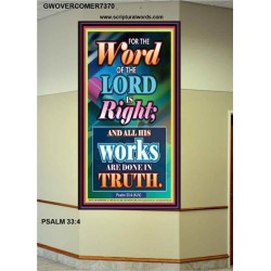 WORD OF THE LORD   Contemporary Christian poster   (GWOVERCOMER7370)   "44X62"