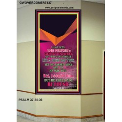 THE WICKED    Frame Bible Verse Online   (GWOVERCOMER7437)   