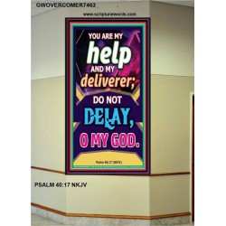 YOU ARE MY HELP   Frame Scriptures Dcor   (GWOVERCOMER7463)   "44X62"