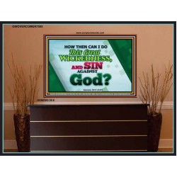 SIN   Bible Verse Frame for Home   (GWOVERCOMER7585)   