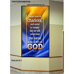 TRUST IN THE LORD   Christian Quote Frame   (GWOVERCOMER768)   "44X62"