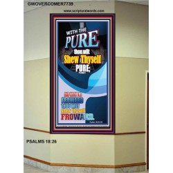 THE PURE   Frame Bible Verse Online   (GWOVERCOMER7739)   
