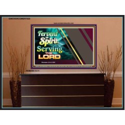 SERVE THE LORD   Christian Quotes Framed   (GWOVERCOMER7825)   