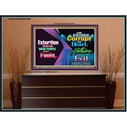 ABSTAIN FROM ALL APPEARANCE OF EVIL Bible Verses to Encourage  frame   (GWOVERCOMER7862)   "62x44"