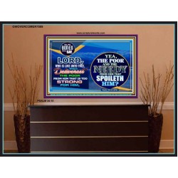 WHO IS LIKE UNTO THEE   Bible Verses Poster   (GWOVERCOMER7889)   "62x44"