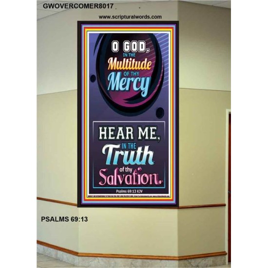 TRUTH OF THY SALVATION   Framed Bible Verses   (GWOVERCOMER8017)   