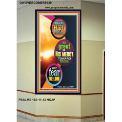AS THE HEAVENS ARE HIGH ABOVE THE EARTH   Bible Verses Framed for Home   (GWOVERCOMER8039)   