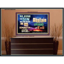 ABSTAIN FROM EVIL   Affordable Wall Art   (GWOVERCOMER8389)   