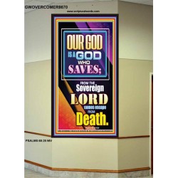 THE SOVREIGN GOD   Christian Paintings Acrylic Glass Frame   (GWOVERCOMER8670)   