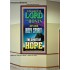 THE SPIRIT OF HOPE   Bible Verses Wall Art Acrylic Glass Frame   (GWOVERCOMER8798)   "44X62"