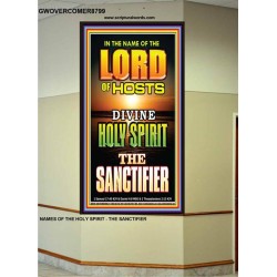 THE SANCTIFIER   Bible Verses Poster   (GWOVERCOMER8799)   