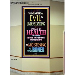 WISDOM IS HEALTH   Inspirational Wall Art Frame   (GWOVERCOMER8833)   "44X62"