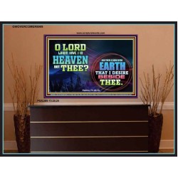 WHOM HAVE I IN HEAVEN   Contemporary Christian poster   (GWOVERCOMER8909)   "62x44"