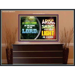 A LIGHT THING IN THE SIGHT OF THE LORD   Art & Wall Dcor   (GWOVERCOMER9474)   "62x44"