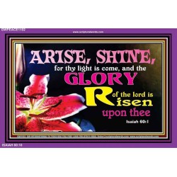 ARISE AND SHINE   Bible Verse Frame   (GWPEACE1102)   "14x12"
