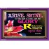 ARISE AND SHINE   Bible Verse Frame   (GWPEACE1102)   "14x12"