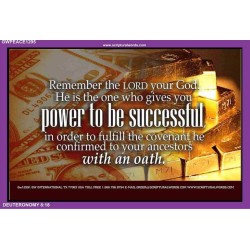 REMEMBER THE LORD YOUR GOD   Custom Christian Artwork Frame   (GWPEACE1295)   