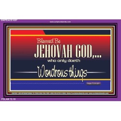 JEHOVAH GOD   Contemporary Christian Poster Framed   (GWPEACE1657)   