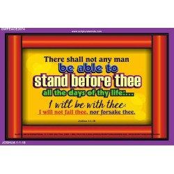 I WILL NOT FAIL THEE   Biblical Paintings Acrylic Glass Frame   (GWPEACE2074)   