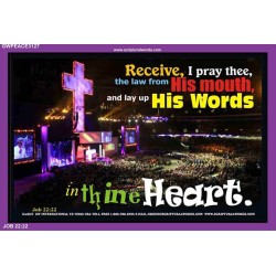 RECEIVE   Framed Scripture Dcor   (GWPEACE3127)   