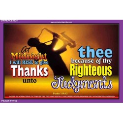 GIVE THANKS UNTO   Framed Lobby Wall Decoration   (GWPEACE3324)   