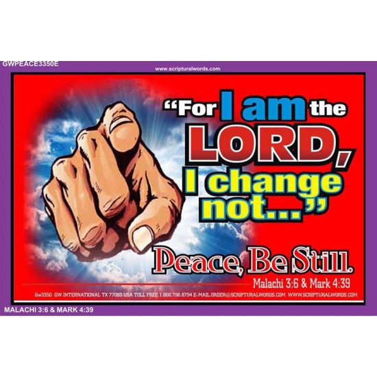 I AM THE LORD   Custom Framed Bible Verses   (GWPEACE3350E)   