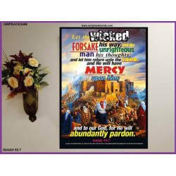 WICKEDNESS   Contemporary Christian Wall Art   (GWPEACE4758)   