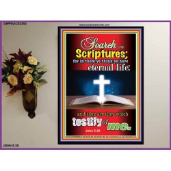 THE STRENGTH OF THE LORD   Biblical Art Acrylic Glass Frame   (GWPEACE5368)   