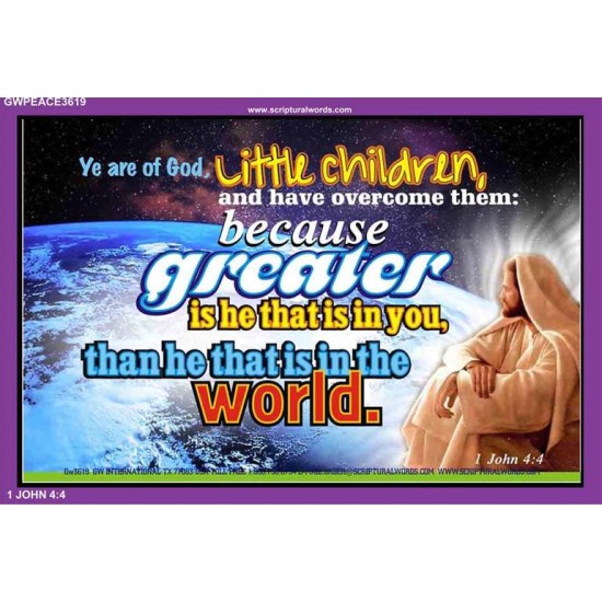 GREATER IS HE IN YOU   Scriptural Wall Art   (GWPEACE3619)   