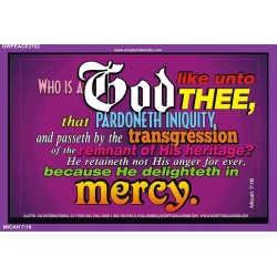 WHO IS LIKE UNTO THEE   Custom Frame Bible Verse   (GWPEACE3702)   