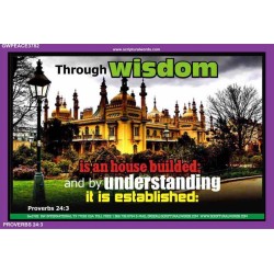 WISDOM AND UNDERSTANDING   Scripture Wall Art   (GWPEACE3782)   