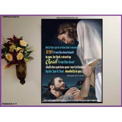 THE RESURRECTION OF JESUS   Christian Quote Frame   (GWPEACE6737)   