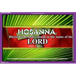 HOSANNA   Wall Dcor   (GWPEACE4061)   