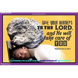 GIVE YOUR BURDENS TO THE LORD   Sanctuary Paintings Frame   (GWPEACE4278)   