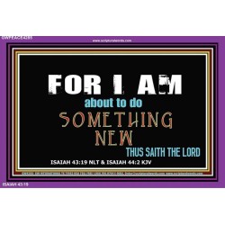 I WILL DO A NEW THING   Encouraging Bible Verses Framed   (GWPEACE4285)   