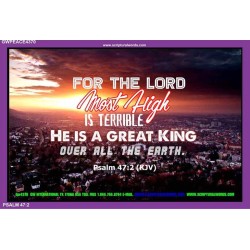 A GREAT KING   Christian Quotes Framed   (GWPEACE4370)   