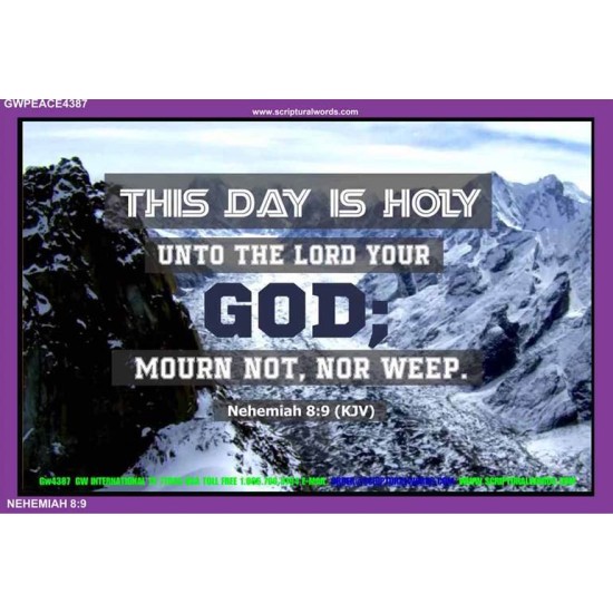 HOLY DAY   Custom Christian Artwork Frame   (GWPEACE4387)   