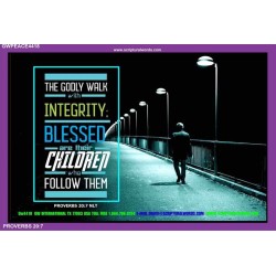 INTEGRITY   Framed Bible Verses   (GWPEACE4418)   