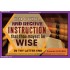 INSTRUCTION   Scripture Framed Signs   (GWPEACE4697)   "14x12"