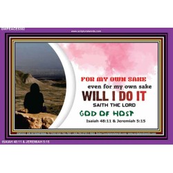 GOD OF HOST   Acrylic Glass Frame Scripture Art   (GWPEACE5302)   