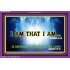 I AM THAT I AM   Bible Verses Wall Art Acrylic Glass Frame   (GWPEACE5346)   "14x12"