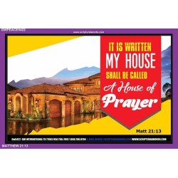 A HOUSE OF PRAYER   Scripture Art Prints   (GWPEACE5422)   