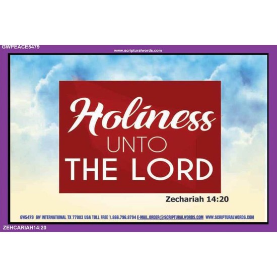 HOLINESS   Framed Lobby Wall Decoration   (GWPEACE5479)   