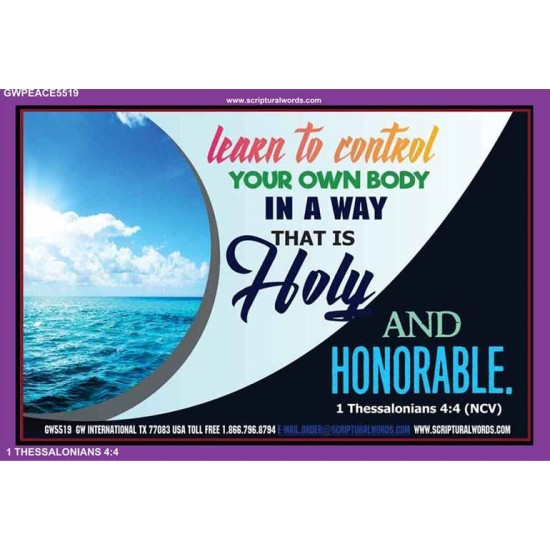 HOLINESS AND HONOR   Bible Scriptures on Forgiveness Acrylic Glass Frame   (GWPEACE5519)   