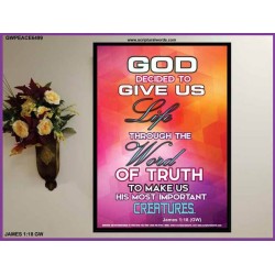 THE WORD OF TRUTH   Christian Paintings Poster   (GWPEACE6499)   