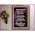 A RIGHTEOUS LIFE   Scripture Wall Art Poster   (GWPEACE6601)   "12X14"