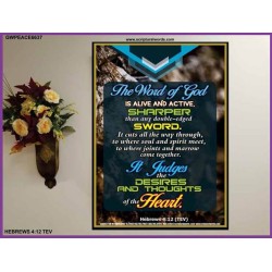 THE WORD OF GOD   Scriptural Dcor Poster   (GWPEACE6637)   
