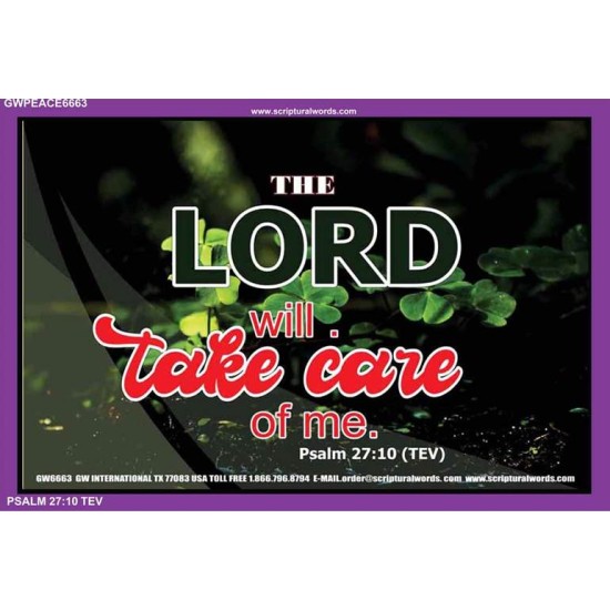 GOD CARES   Scriptural Prints   (GWPEACE6663)   