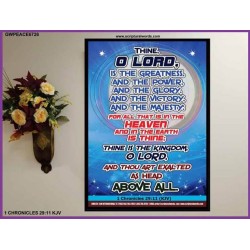 THINE O LORD   Bible Scriptures on Love Poster   (GWPEACE6726)   